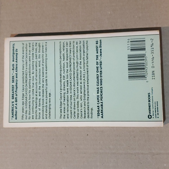 2/$8 🔮 Edgar Cayce On Prophecy paperback book 📚 - Picture 3 of 10